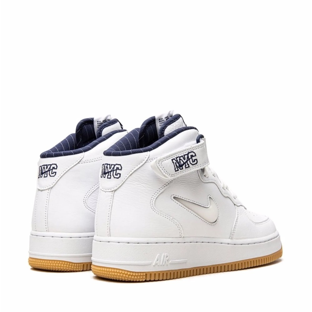 Nike Air Force 1 Mid Jewel QS NYC - Yankees Sneakers - Picture 2 of 9